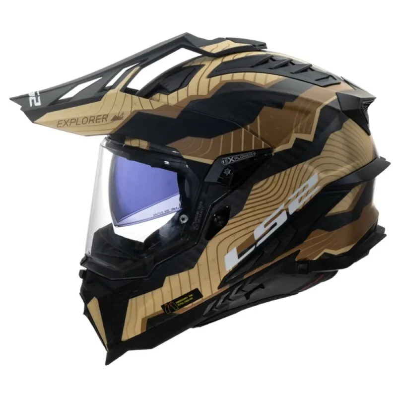 LS2 Capacete integral MX701 Explorer Carbon Trick