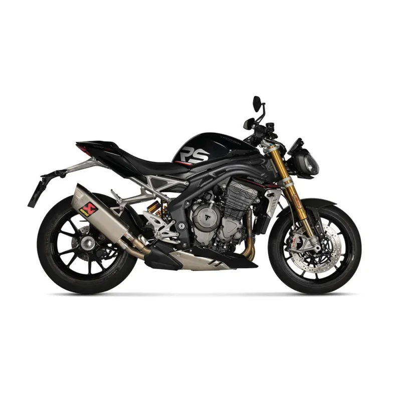 Akrapovic Silenciador Slip On homologado Triumph Ref:S-T12SO5-HAPXLT TUV Euro 5 Titanium - Imagem 3