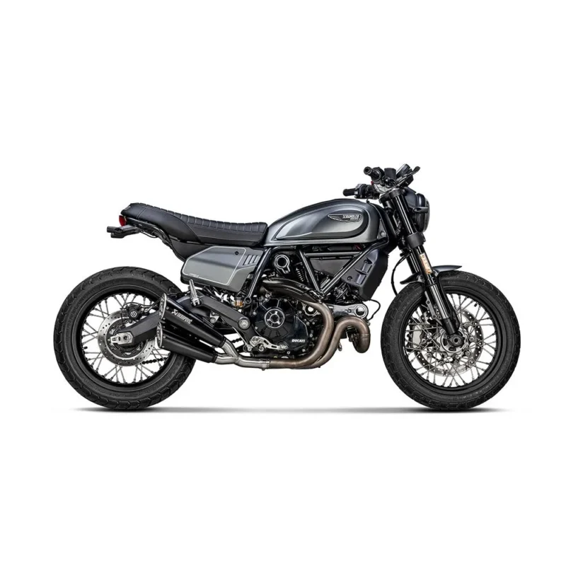 Akrapovic Silenciador slip-on não homologado Black Edition Ducati Ref:S-D8SO6-ISSSBL Stainless Steel - Imagem 3