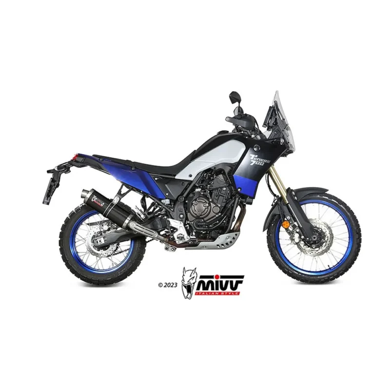 Mivv Silenciador Slip On homologado Oval Yamaha Ténéré 700 2019-24 Y.064.LZ - Imagem 2