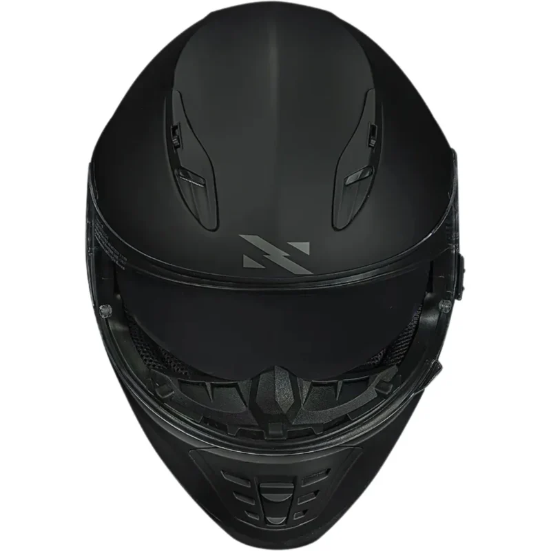 Capacete Norisk FF302 Monocolor (Viseira Solar) Preto Fosco - Imagem 2