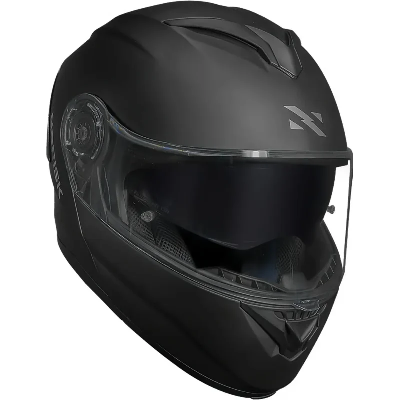 Capacete Norisk Force 2 Articulado Monocolor - Preto Fosco - Imagem 2