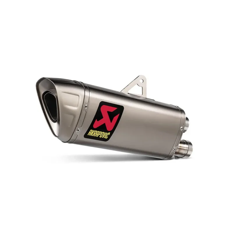 Akrapovic Silenciador Slip On homologado Triumph Ref:S-T12SO5-HAPXLT TUV Euro 5 Titanium - Imagem 2