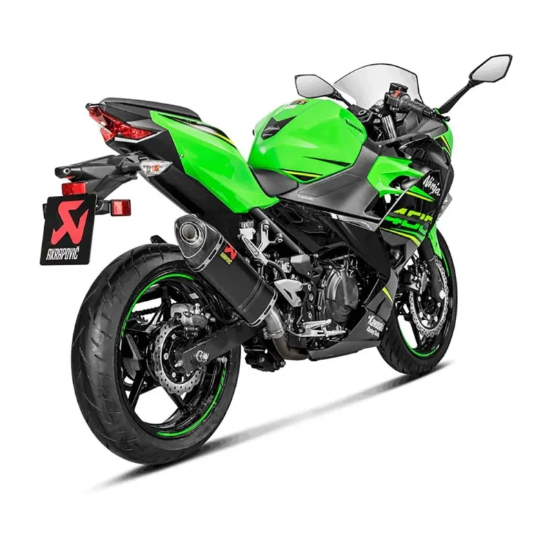 Akrapovic Silenciador slip-on não homologado Line Carbon Ninja 400 18 Ref:S-K4SO6-APC - Imagem 2