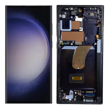 Frontal Tela Display Samsung S23 Ultra S918 Com Aro Original